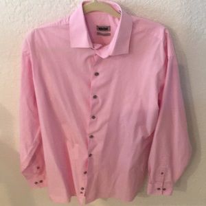 NWOT Kenneth Cole Unlisted pink dress shirt